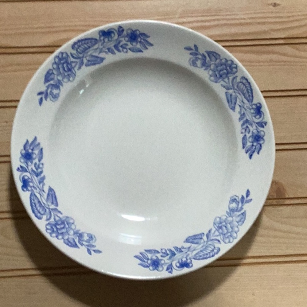 Blue &‎ White Floral Porcelain Dinnerware Bowl